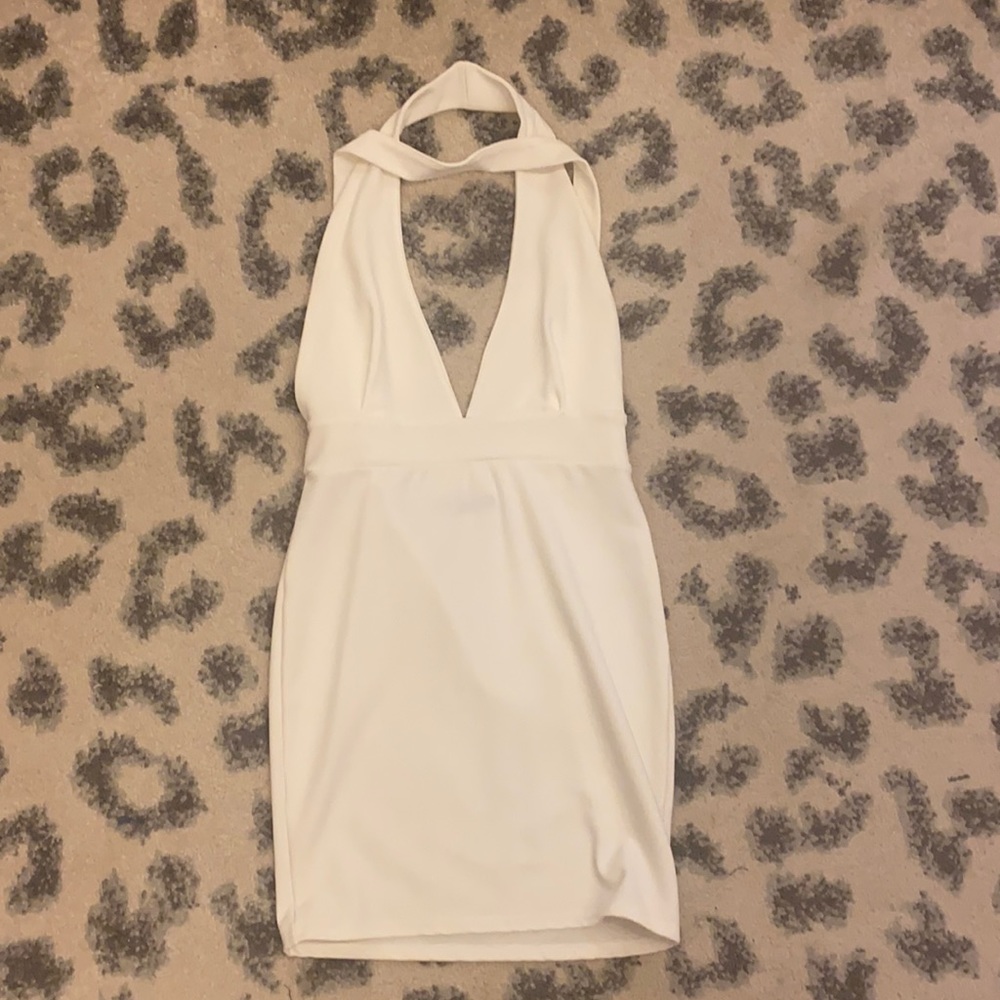 BOOHOO Sexy white mini dress